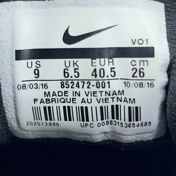 Nike Air Zoom Condition Training Shoes Black Women’s Size 9 - Picture 7 of 7